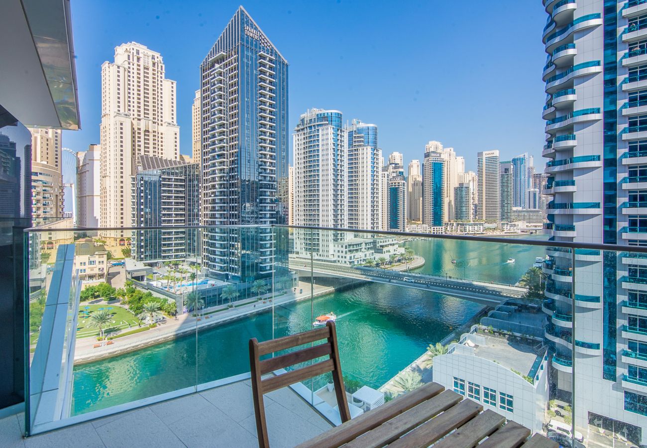 Apartment in Dubai - Marina View- 1br in Stella Maris 