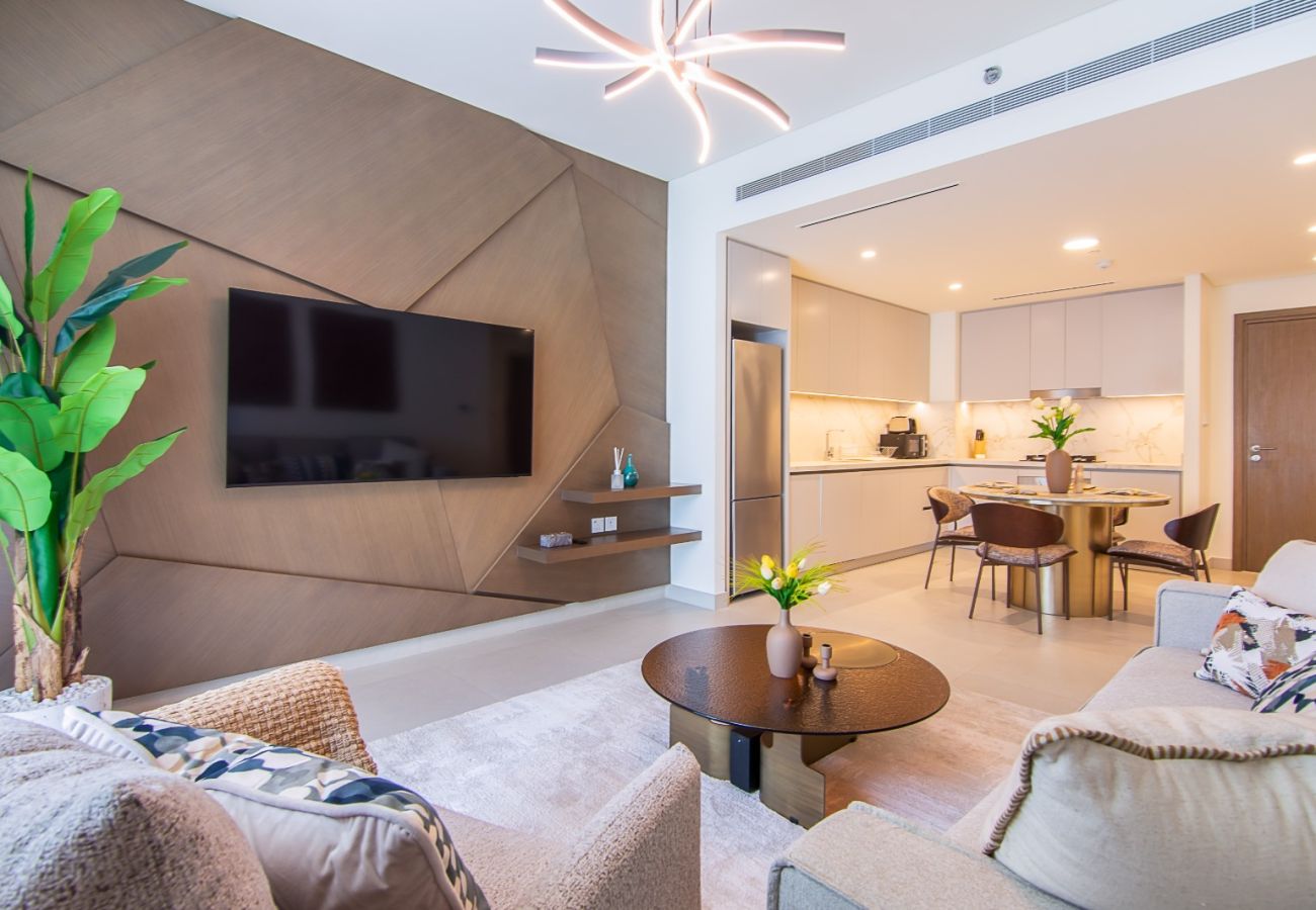 Apartment in Dubai - Luxury 1-Bedroom Apartment | Beach Mansion Tower 1 | Emaar Beachfront