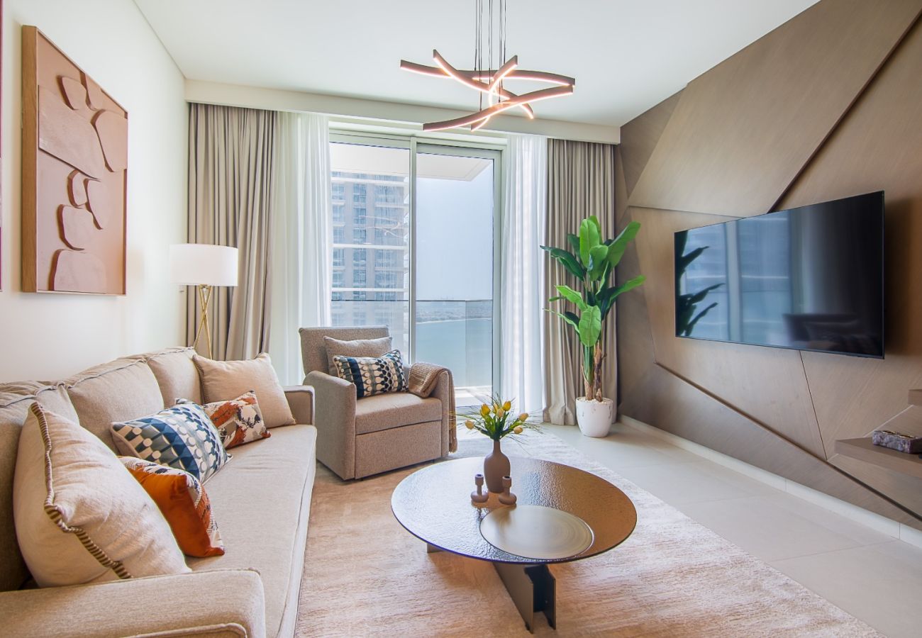 Apartment in Dubai - Luxury 1-Bedroom Apartment | Beach Mansion Tower 1 | Emaar Beachfront