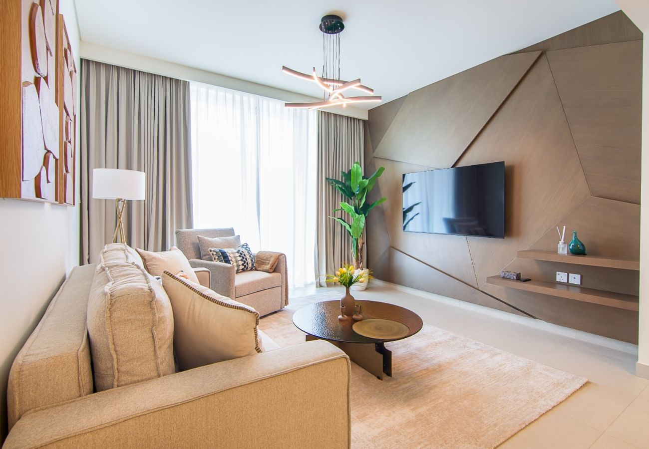 Apartment in Dubai - Luxury 1-Bedroom Apartment | Beach Mansion Tower 1 | Emaar Beachfront