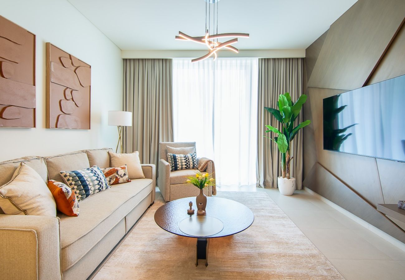 Apartment in Dubai - Luxury 1-Bedroom Apartment | Beach Mansion Tower 1 | Emaar Beachfront