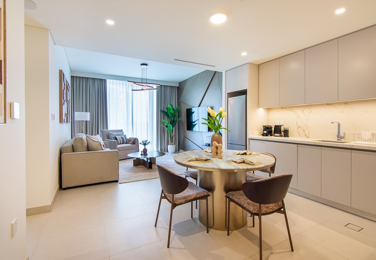 Apartment in Dubai - Luxury 1-Bedroom Apartment | Beach Mansion Tower 1 | Emaar Beachfront