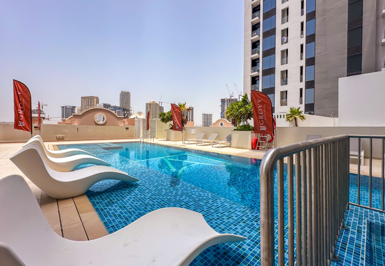 Apartment in Dubai - Contemporary 1-Bedroom Apartment | AURA by Grovy, JVC